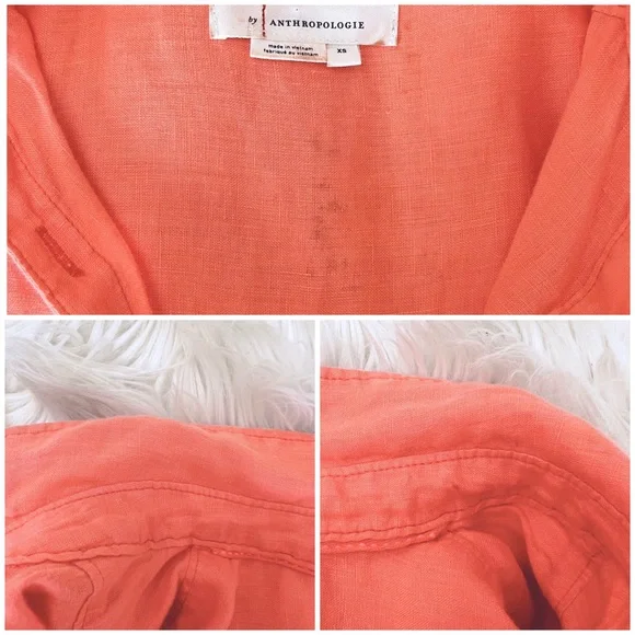 Relaxed Buttondown Linen Tunic XS - Picture 9 of 14